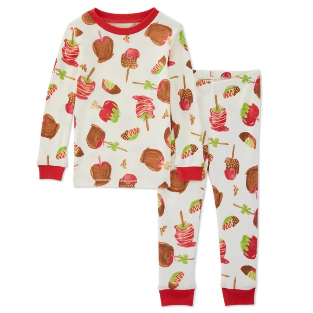 Burt’s Bees Baby “Sweet to the core” organic cotton pajamas toddler 3T